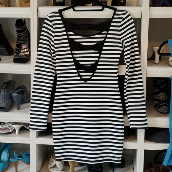 Striped mini dress - Picture 2 of 4